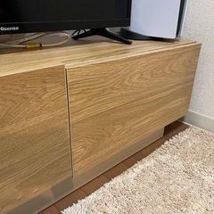 【取引中、受付停止中
】木目調が可愛いテレビ台【幅100cm/43型置ける】の画像