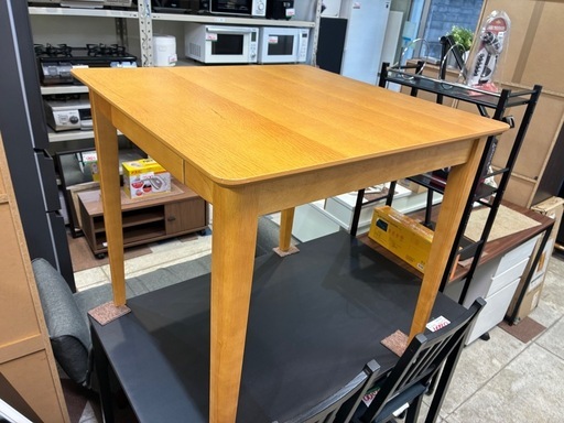 中古☆直接取引限定☆ダイニングテーブル ダイニングテーブル 75x75 引出し収納付 中古 家具 引取 買取
