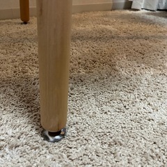 【取引中、受付停止中】三本脚のおしゃれな丸テーブル【高さ74cm/直径80cm】の画像