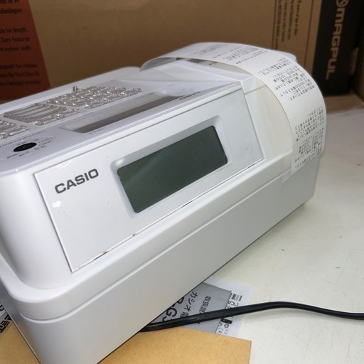 7489 CASIO SR-G3-EX-WE レジスター Bluetooth対応 【公式通販】