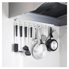 レンジフードフック 10連 タワー tower 山崎実業の画像