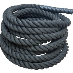 ◯KETTLE BELLKON ケトルベル魂 全長11m90cm 重量11kg 太さ38mm バトルロープ ジムロープ トレーニングロープ 中古品■ジモティ姫路の画像