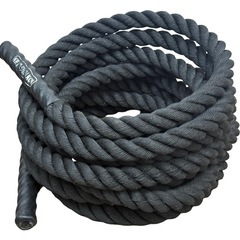 ◯KETTLE BELLKON ケトルベル魂 全長11m90cm 重量11kg 太さ38mm バトルロープ ジムロープ トレーニングロープ 中古品■ジモティ姫路の画像