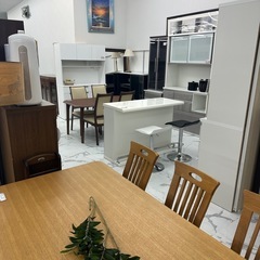 ダイニングテーブル＆チェア6脚セット✨ナチュラルカラー♪中古品！他にも家具ありますの画像