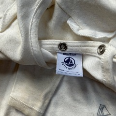 プチバトー　カットソー　80 トップス　ホワイトの画像