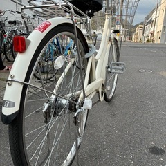 ブリヂストン26インチ3速アルミ自転車の画像