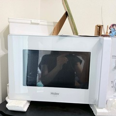 【引越・無料】冷蔵庫、洗濯機、電子レンジ 3点セット (Haier製) の画像