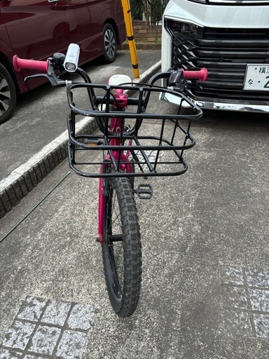 （値下げ）横浜市美品 ヨツバサイクル ZERO 20インチ カゴ付 クリスタルピンク 軽量 すぐ乗れる 直接引取