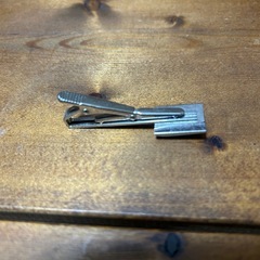 ネクタイピン タイピン シルバー ブルー系の画像