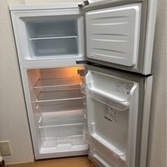 ハイセンス　冷蔵庫　2ドア120Lの画像