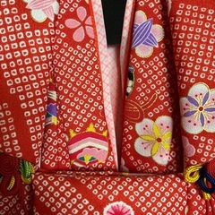 【３月３１日まで】七五三 3歳 女の子 被布セット 着物  の画像