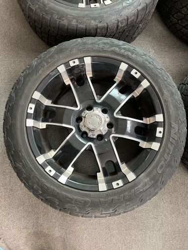 【T00049】 プラド　265/50R20　ウルトラ/バロン 20インチホイール＆夏タイヤ4本セット（NITTO　TERRAGRAPPLER）