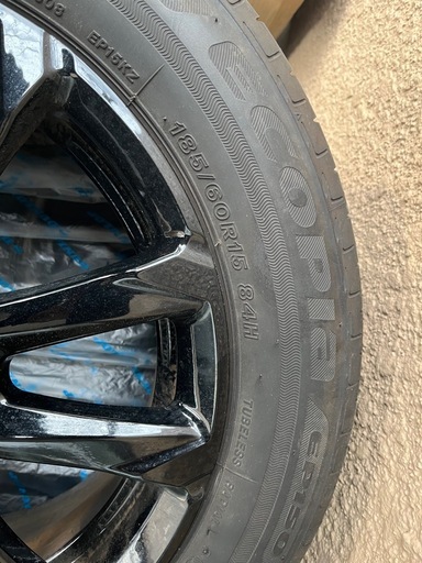 ブリヂストン185/60R15  &  アルミ
