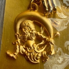 七福神 布袋様 キーホルダー 金色 新品 開運の画像
