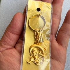 七福神 布袋様 キーホルダー 金色 新品 開運の画像