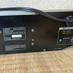 【GO-1678】SONY ソニー MDデッキ MDS-W1の画像