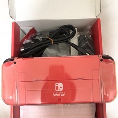 Nintendo Switch 有機ELモデル　マリオレッド　美品の画像