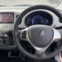 H27年式 MH44S ワゴンR FZ★総額16.8万円★衝突軽減ブレーキ アイドリングストップ ナビ TV バックカメラ スマキー 車検2年付き 機関良好 AA評価4点 修復歴なしの画像