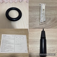 AND・DECO バランスボール65センチ　カバー付　おしゃれの画像