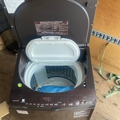 NO B956🌈福岡市内配送設置無料✨🌈AW-10SV6-T 縦型洗濯乾燥機 ZABOON（ザブーン） グレインブラウン [洗濯10.0kg /乾燥5.0kg /ヒーター乾燥(排気タイプ) /上開き]の画像