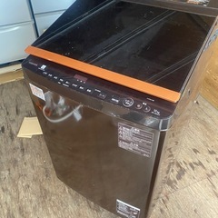 NO B956🌈福岡市内配送設置無料✨🌈AW-10SV6-T 縦型洗濯乾燥機 ZABOON（ザブーン） グレインブラウン [洗濯10.0kg /乾燥5.0kg /ヒーター乾燥(排気タイプ) /上開き]の画像