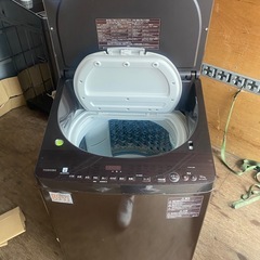 NO B956🌈福岡市内配送設置無料✨🌈AW-10SV6-T 縦型洗濯乾燥機 ZABOON（ザブーン） グレインブラウン [洗濯10.0kg /乾燥5.0kg /ヒーター乾燥(排気タイプ) /上開き]の画像