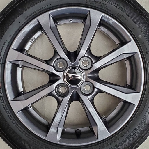 新車外し❗️ダイハツ純正❗アルミホイール❗155/65R14❗ダンロップ 新車外し❗️ダイハツ純正❗アルミホイール❗155/65R14❗ダンロップ