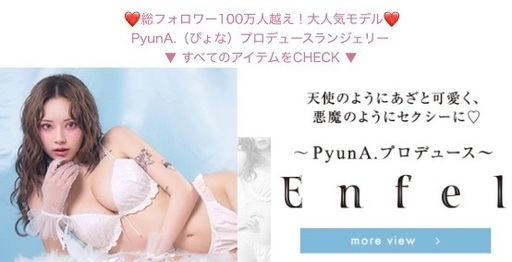 新品未使用　E75 PyunA.プロデュース　Enfel レイヤードデビル ブラジャー&ショーツ　セット　 白✖︎黒　ホワイト✖︎ブラック