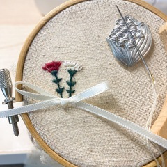 ＼お子さん連れ、単発の参加OK／　初心者さんも経験者さんも、刺繍が楽しくなる刺繡会の画像