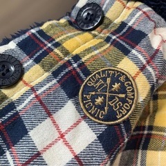 ミキハウス　ピクニック　リバーシブルボアジャンパーの画像