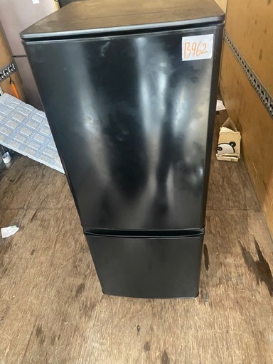 NO B962?福岡市内配送設置無料✨?三菱 146L 2ドアノンフロン冷蔵庫 オリジナル ブラック MR-P15EG-B 2022年