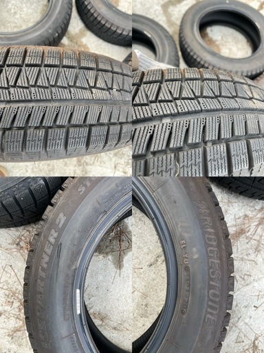 スタッドレスタイヤ（冬タイヤ）4本セット】2020年製 ブリヂストン ICEPARTNER2 175/65R15 バリ溝