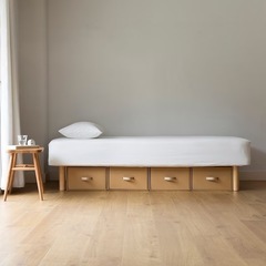 無印良品　シングルベッドの画像