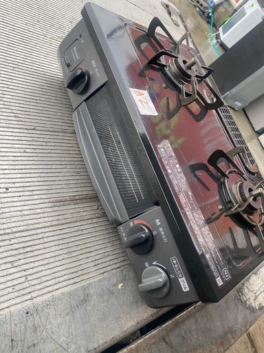 A2 リンナイ ガステーブル NTM34BKL 左強火力 都市ガス用