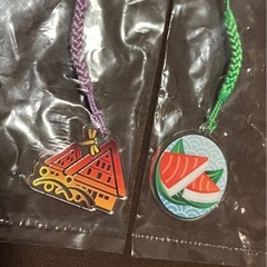 ご当地お土産　カプセルトイ　ガチャガチャ　ストラップ　富山　鱒寿司　五箇山合掌造りの画像