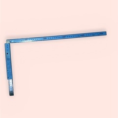 シンワ測定　曲尺 角厚 シルバー 50cm 表裏同目 JIS 10030の画像