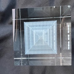 瑞巌寺　松島　クリスタルの置物　の画像