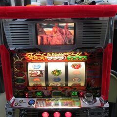 パチスロ実機 猛獣王S 4号機 ドアキー・設定キー付き コイン使用 スロット│江別市のリサイクルショップドロップの画像