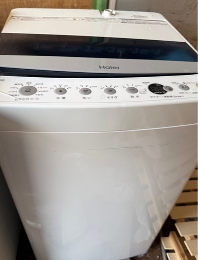 Haier 全自動電気洗濯機 (れな) 高井田中央の生活家電《洗濯機》の中古 
