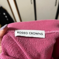 RCWB ロデオクラウンズ ピグメントパッチスウェット FREEの画像
