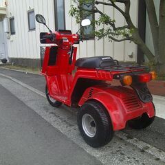 ホンダ　ジャイロX　2サイクルモデル　ミニカー登録仕様　ノーヘルOK　タイヤバリ山　バッテリー新品交換渡し　書類有りの画像