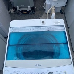 NO B966🌈福岡市内配送設置無料✨🌈ハイアール 4.5kg 全自動洗濯機 ホワイトHaier JW-C45A-Wの画像