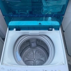 NO B966🌈福岡市内配送設置無料✨🌈ハイアール 4.5kg 全自動洗濯機 ホワイトHaier JW-C45A-Wの画像