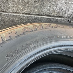 205/60R16 ブリヂストン 夏タイヤ4本セット
の画像