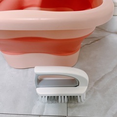 足湯 折りたたみ　ハードシリコン 桶の画像