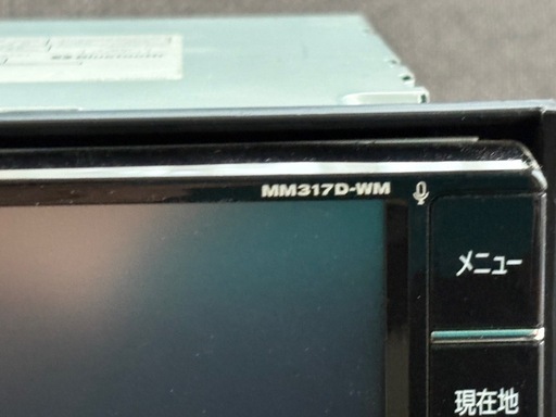 三菱純正カーナビ　MM317D-WM 地図データバージョン2017年第01版