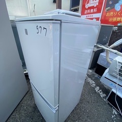 NO B977🌈福岡市内配送設置無料✨🌈シャープ 137L 2ドアノンフロン冷蔵庫 keyword キーワードホワイト SJ14E4KWの画像