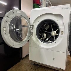 地域限定送料無料　超美品【 Panasonic 】パナソニック 洗濯11.0㎏/乾燥6.0㎏ ドラム式洗濯乾燥機 スゴ落ち泡洗浄 はやふわ乾燥 ヒートポンプ乾燥 マットホワイト NA-LX113BLの画像