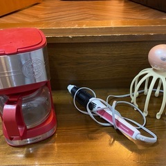 コーヒーメーカー　スイングビート 　ヘアアイロン 車ライトの画像