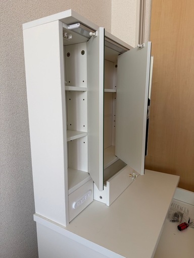 ドレッサー新品未使用鏡台スツール付
